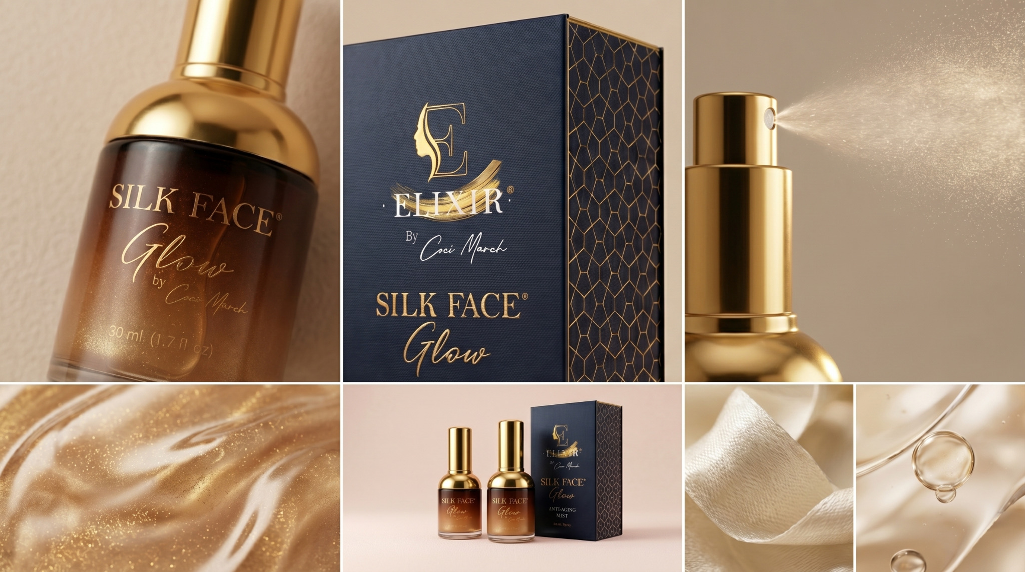 Silk Face Glow — campaign visual